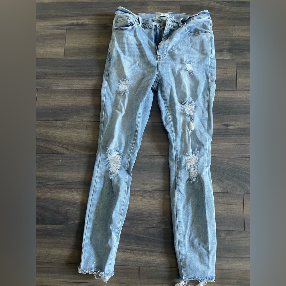 Pacsun light wash ripped jeans